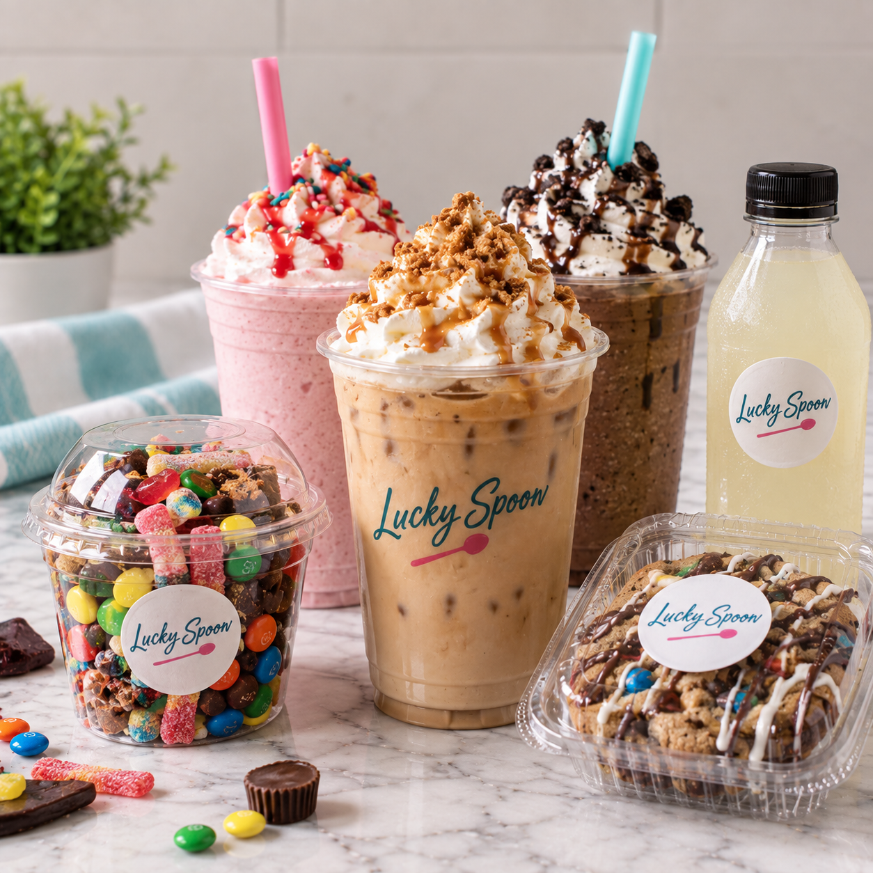 Drinks and Grab-and-Go Favorites at Lucky Spoon